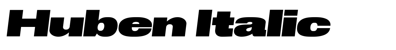 Huben Italic